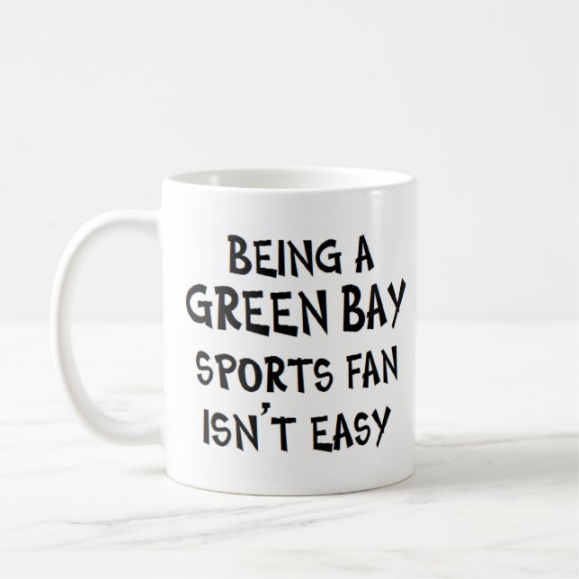 green bay sports fan, being kaffeetasse (Links)