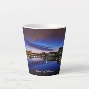 Green Bay Wisconsin Latte Tasse