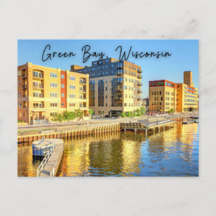 Green Bay Wisconsin Postcard Postkarte