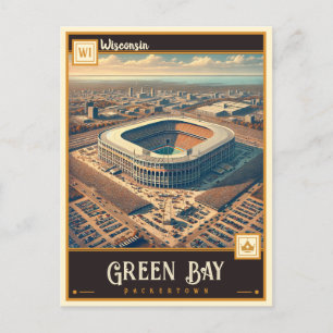 Green Bay, Wisconsin Vintage Postkarte