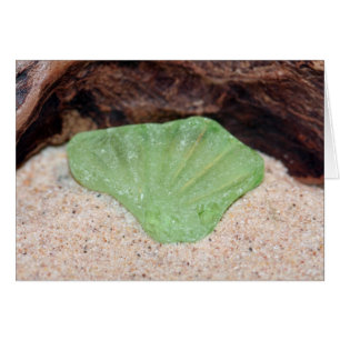 Green Beach Glass