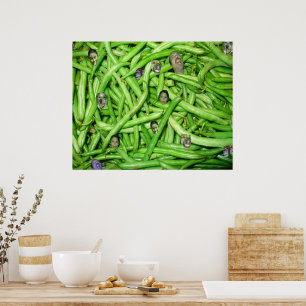 Green Bean Heads Print Poster
