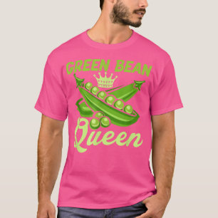 Green Bean Queen Funny Veganism Veggie T-Shirt