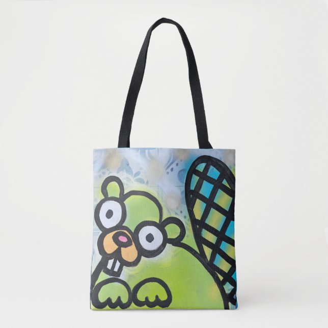 Green Beaver Tote Bag (Vorderseite)