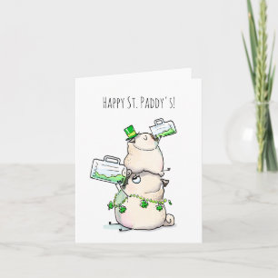 Green Beer Mops St. Patrick's Day Card Karte