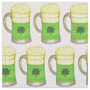 Green Beer Tasse Kleeblatt Clover St. Patrick's Da Stoff