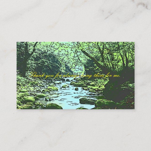 Green Begleitkarte (Vorderseite)