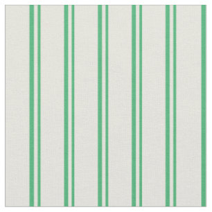 Green & Beige Streifen Muster Stoff