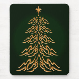 Green Bell Weihnachtsbaum Mouse Pad Mousepad