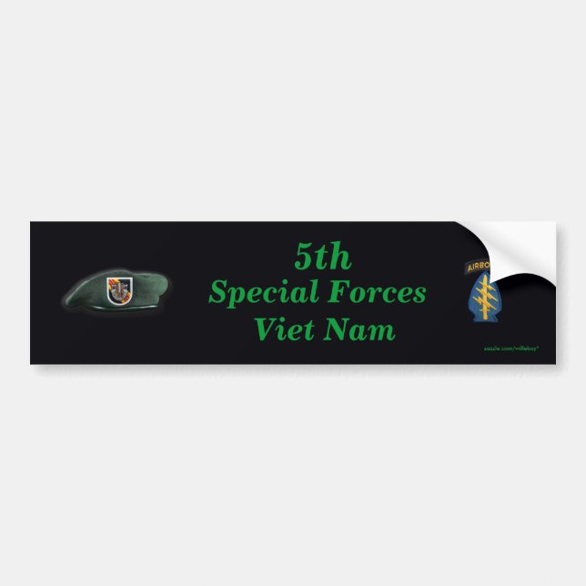 Green Berets vietnam vets Autoaufkleber (Vorne)