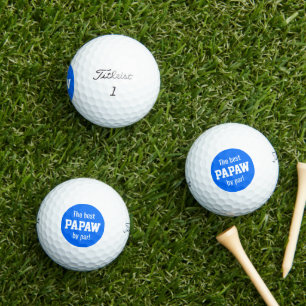 Green Best Opa by Par Vatertag Golf Balls Golfball