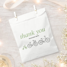 Green Bicycle Geschenktütchen