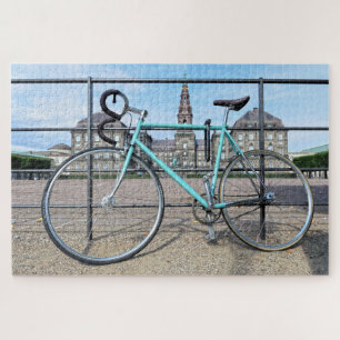 Green Bicycle im Christiansborg Palace, Kopenhagen Puzzle
