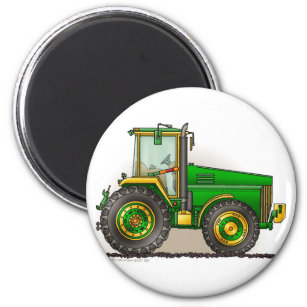 Green Big Traktor Magnete