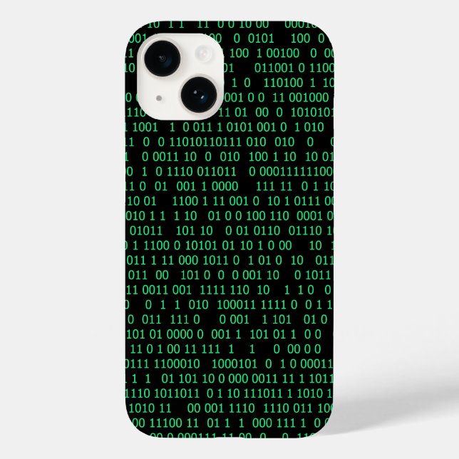 Green Binary Numerary System Case-Mate iPhone Hülle (Rückseite)