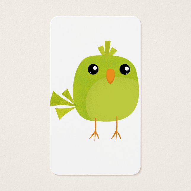 Green Bird Cartoon (Vorderseite)