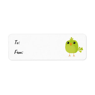 Green Bird Cartoon