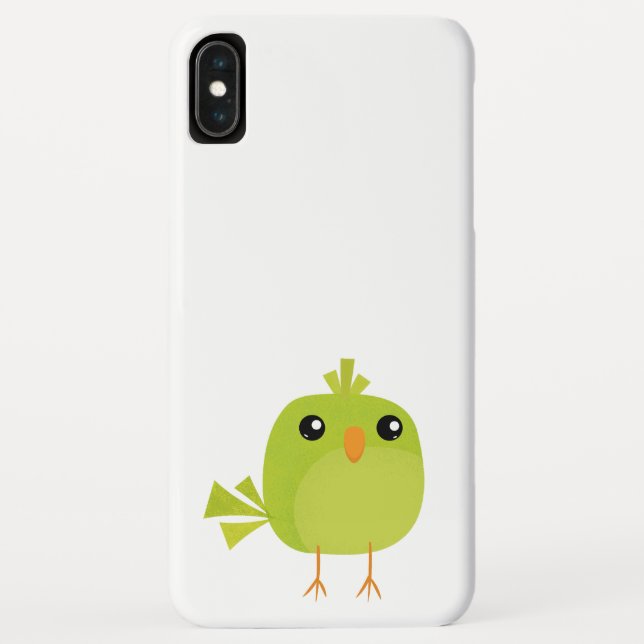 Green Bird Cartoon Case-Mate iPhone Hülle (Rückseite)