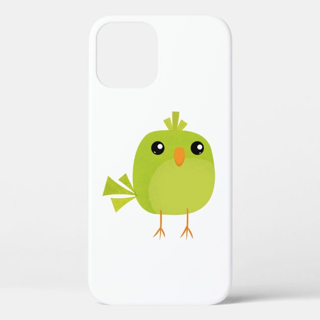 Green Bird Cartoon Case-Mate iPhone Hülle (Rückseite)