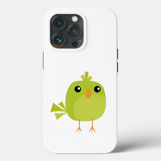 Green Bird Cartoon Case-Mate iPhone Hülle (Rückseite)