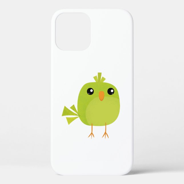 Green Bird Cartoon Case-Mate iPhone Hülle (Rückseite)