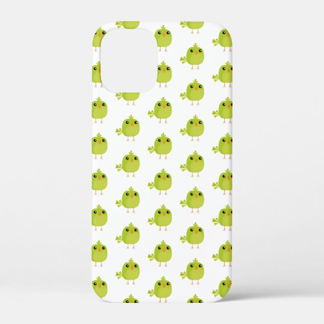 Green Bird Cartoon Case-Mate iPhone Hülle (Rückseite)