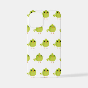 Green Bird Cartoon iPhone 12 Mini Hülle