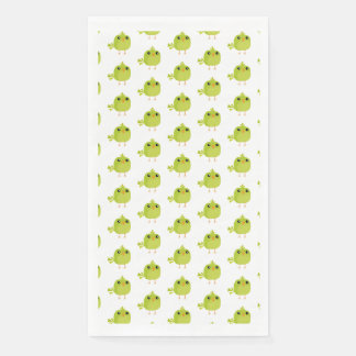 Green Bird Cartoon Serviette