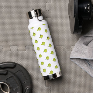 Green Bird Cartoon Trinkflasche