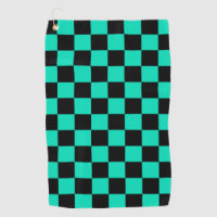 Green Black Checkered Karo Pattern