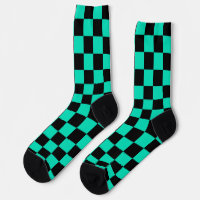 Green Black Checkered Karo Pattern