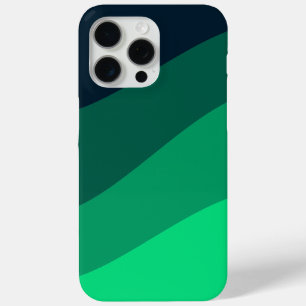 Green Black Ombre Wave Muster Case-Mate iPhone Hülle