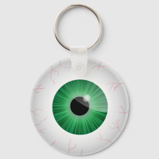 Green Bloodshot Eyeball Key Chain Schlüsselanhänger