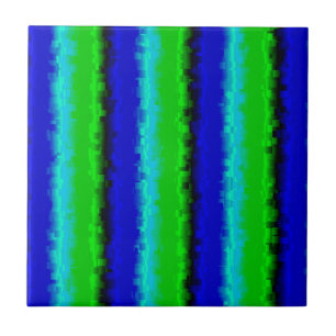 Green Blue abstrakt 3D Regenbogenmuster Fliese