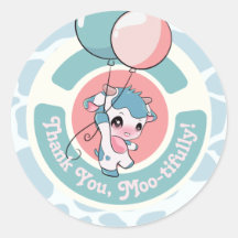 Green Blue Cow Muster Vielen Dank für den Rundaufk