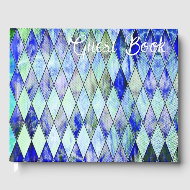 Green & Blue Gästebuch (Vorderseite)