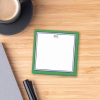 Green Blue Mit Monogramm