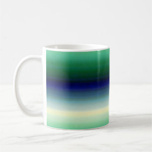 Green Blue Ombre Kaffeetasse