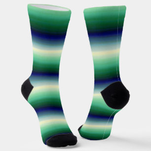 Green Blue Ombre Socken