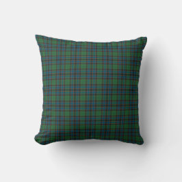 Green Blue Orange Plaid Tartan Kissen