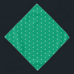 Green Blue Pet Large Bandana with White Dots Halstuch<br><div class="desc">Give your pet a fresh,  playful look with this Green Blue Large Bandana adorned with white dots. Crafted from soft,  breathable fabric,  it ensures comfort for daily wear or special occasions. The vibrant hue and classic pattern make it a charming accessory for stylish pets of all sizes.</div>