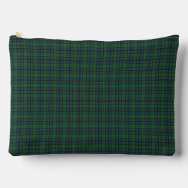 Green Blue Plaid Tartan Pattern Zubehörtasche