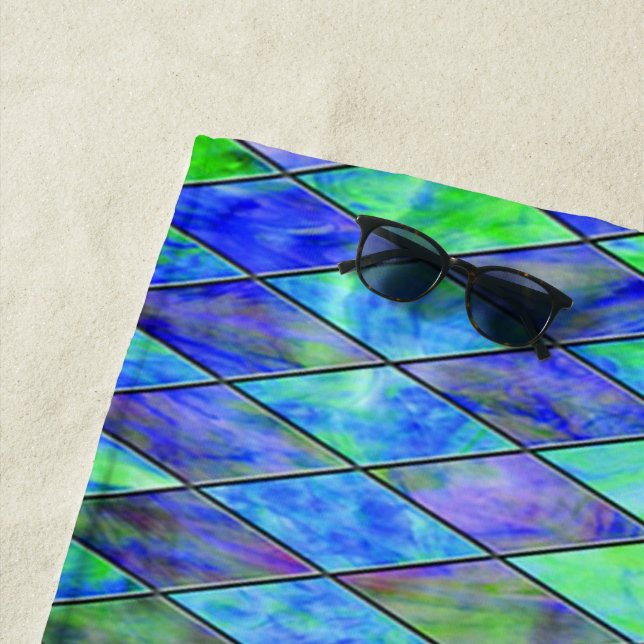 Green & Blue Strandtuch (Beispiel)