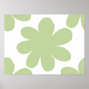 Green Blume Poster