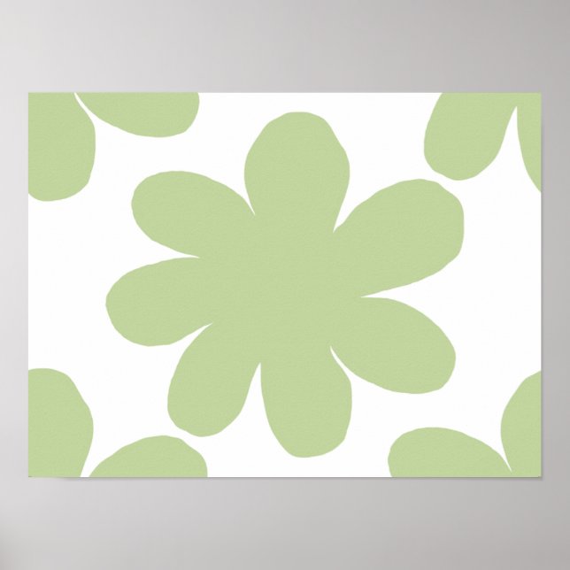 Green Blume Poster (Vorne)