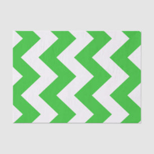 Green Bold Mod Zickzack Seidenpapier