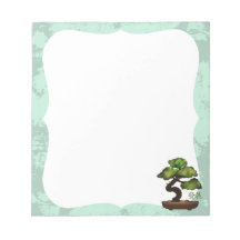 Green Bonsai grunge Hintergrund "Growth"