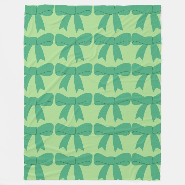 Green Bow Fleecedecke (Vorderseite)