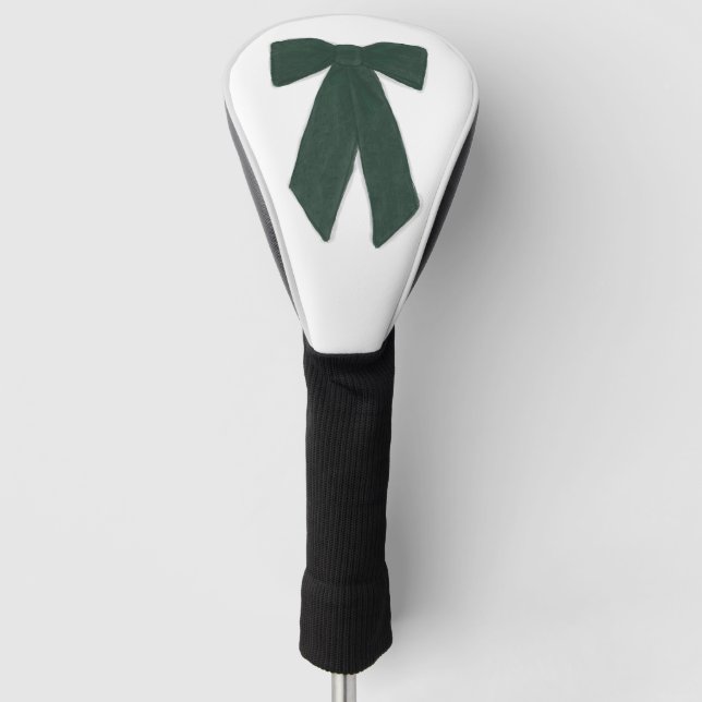 Green Bow Golf Head Cover Headcover (Vorderseite)
