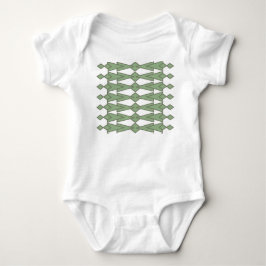 Green Bowties Baby Bodysuit Strampler